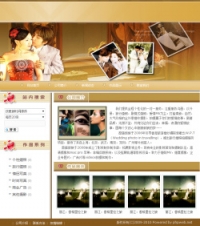 No.2005  婚纱摄影公司网站