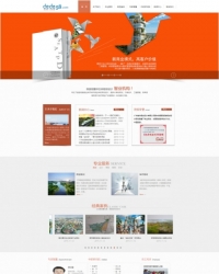 旅游规划设计研究院类网站织梦模板